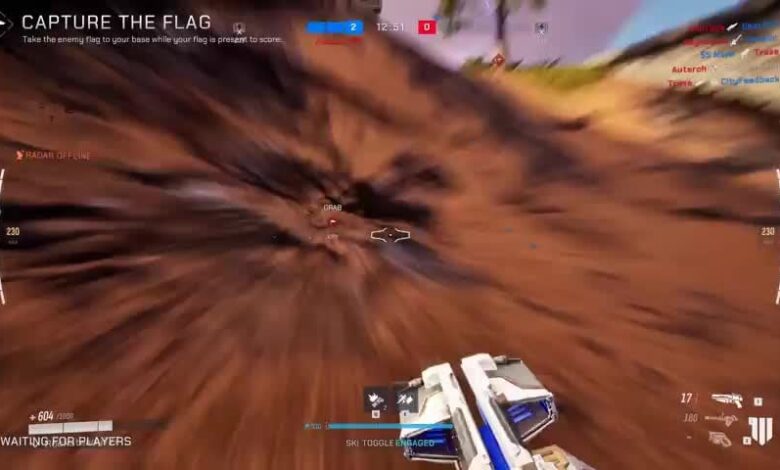 (Bug) Lag occasionally halfs my ski speed. Annoying during flag runs.