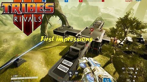 My thoughts as I play Tribes 3, while keeping an open mind.