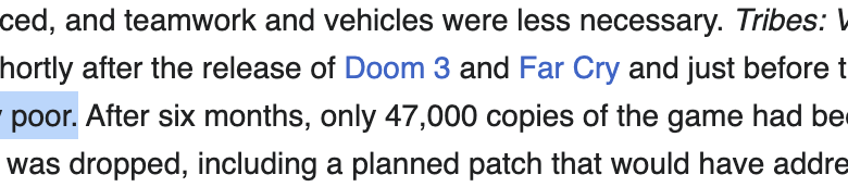 Oh. So these shenanigans aren't new for Tribes :(