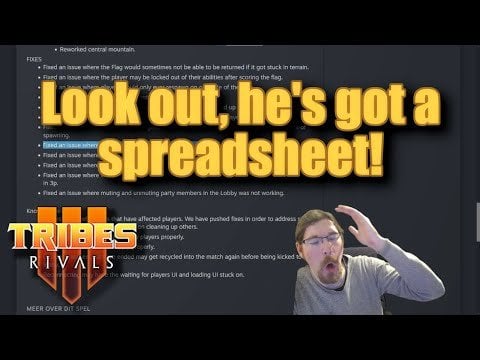 Reviewing patchnotes to hide the fact that I'm pitching a single spinfusor for all armours.