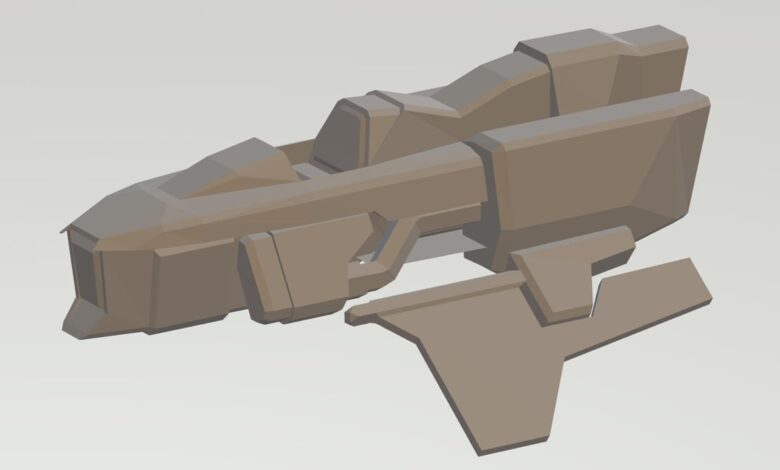 STL models of Tribes 2 vehicles for 3D printing
