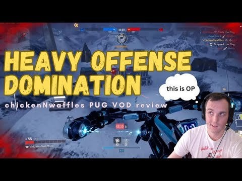 [VOD Review] chickenNwaffles HO gameplay demonstrates how broken heavy armor is as of last playtest